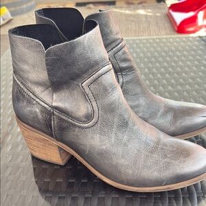 Black Leather Ankle Boots